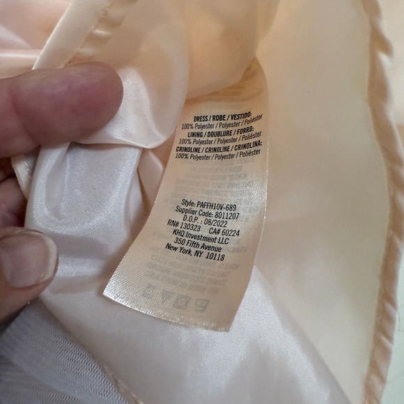 Pippa & Julie Pastourelle Girls Peach Gold Foil Star Tulle Party Dress Size - Picture 7 of 7